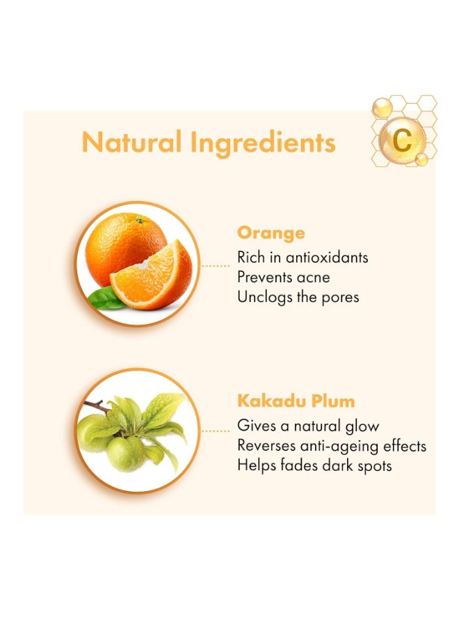 Good Vibes Vitamin C Glow Face Wash, 120 ml Rich in Antioxidants Moisturizing Skin Softening Formula for Healthy Glowing Skin, Helps Reduce Dark Spots & Blemishes For All Skin Types - Image 4