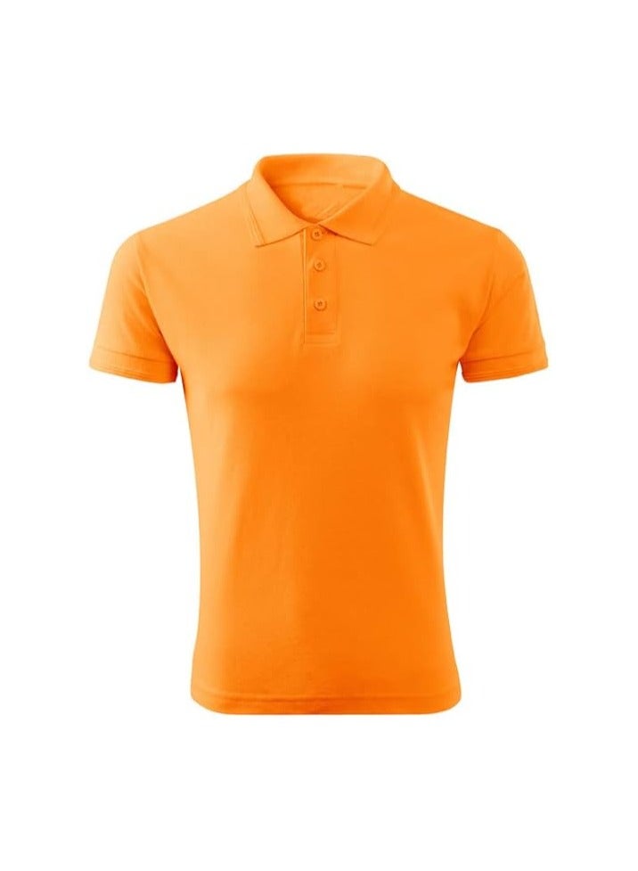 PRINTSHOP4ME Pack of 10 Pcs Men's Regular-Fit Golf Polo T-shirt Pure Cotton Short Sleeve 220 GSM Basic Colors  - Image 2
