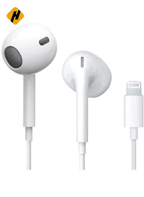 Lightning Headphone Wired for iPhone 14[Apple MFi Certified] Built-in Microphone & Volume Control, in-Ear Stereo Headset Compatible with iPhone 13 Mini/SE/13 Pro/14Pro Max/11/X/8 7-All iOS System