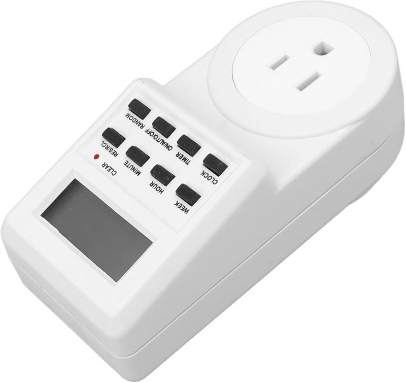 Mini Outlet Timer Digital Countdown Power Switch US Plug 120V For Home Office Kitchen Gym - Image 3