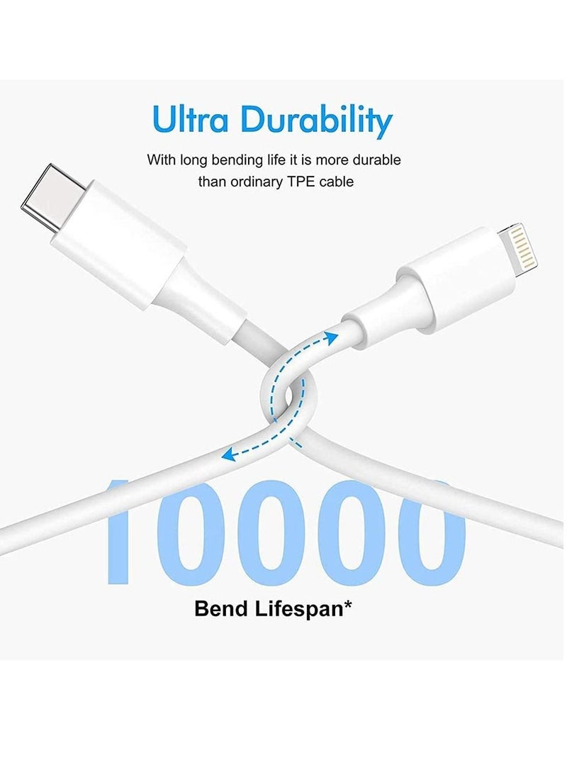 Generic - iPhone USB C Charger Plug ＆ 2m Type C Lightning Cable【Apple MFi Certified】20W USB C PD3.0 Fast Wall Charger Compatible with iPhone 13/13 Mini/13 Pro Max/12/SE - Image 1