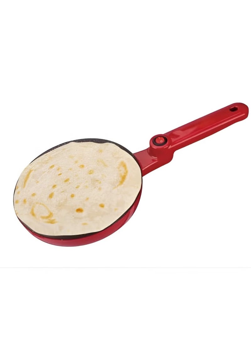 Electric Crepe Maker 20 Inch Non Stick Griddle with Adjustable Temperature Control Perfect for Crepes, Pancakes, Tortillas, and More, Includes Spreader and Spatula Easy to Clean