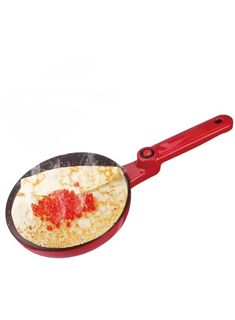 Electric Crepe Maker 20 Inch Non Stick Griddle with Adjustable Temperature Control Perfect for Crepes, Pancakes, Tortillas, and More, Includes Spreader and Spatula Easy to Clean