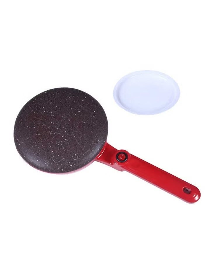 Electric Crepe Maker 20 Inch Non Stick Griddle with Adjustable Temperature Control Perfect for Crepes, Pancakes, Tortillas, and More, Includes Spreader and Spatula Easy to Clean