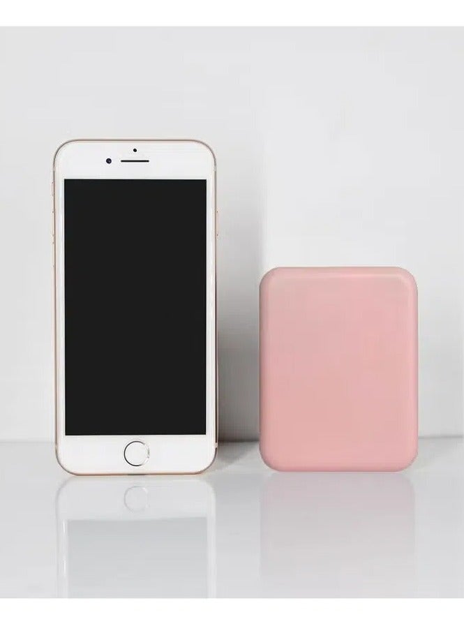 Pocket Mirror, 1X/3X Magnification LED Compact Travel Makeup Mirror With Light, 2-Sided, Portable, Folding, Handheld (Pink)  - Image 2
