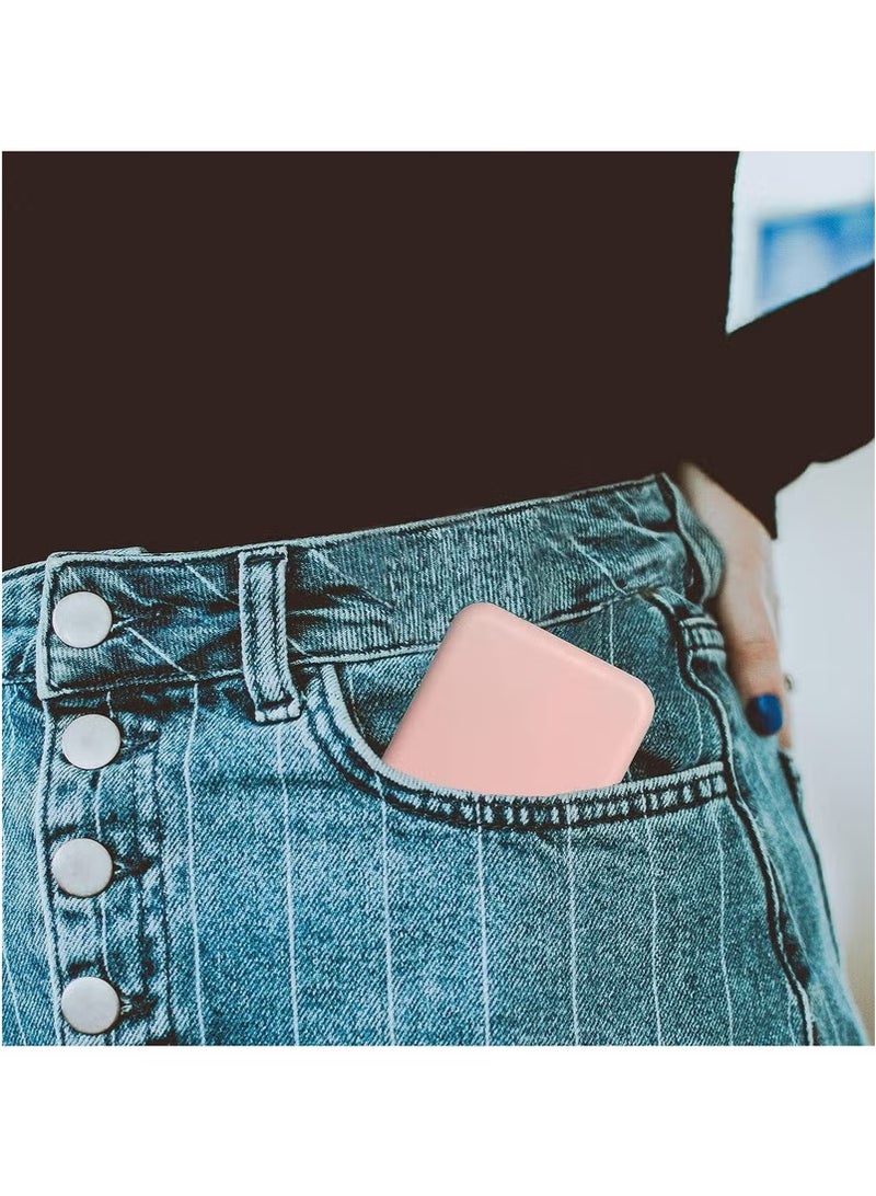 Pocket Mirror, 1X/3X Magnification LED Compact Travel Makeup Mirror With Light, 2-Sided, Portable, Folding, Handheld (Pink)  - Image 3