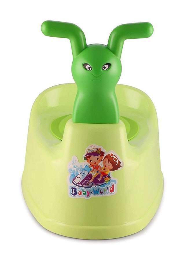 Scooter Style Shape Potty Toilet Training Seat For Kids. (Green)
