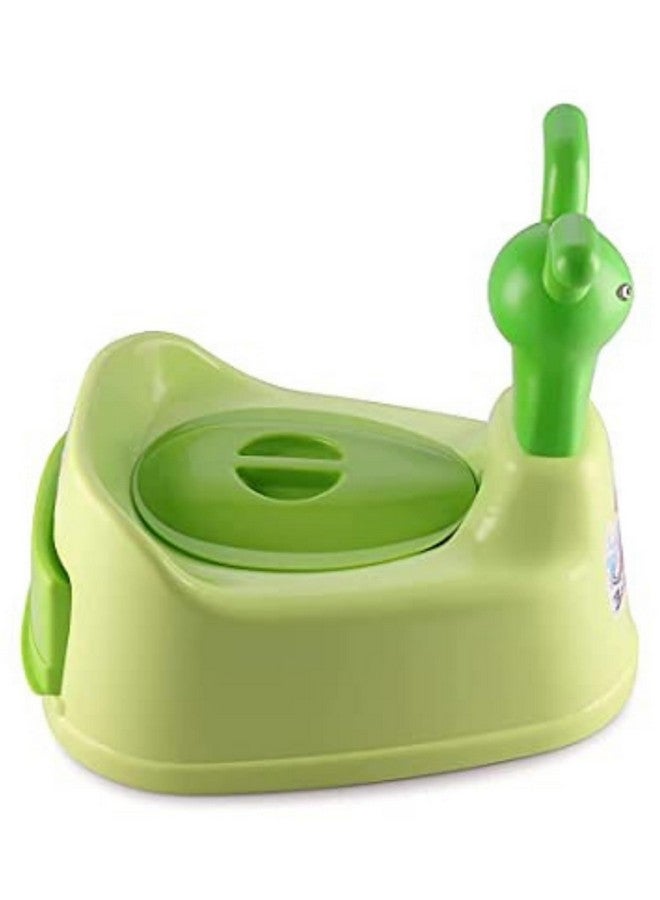 Scooter Style Shape Potty Toilet Training Seat For Kids. (Green)