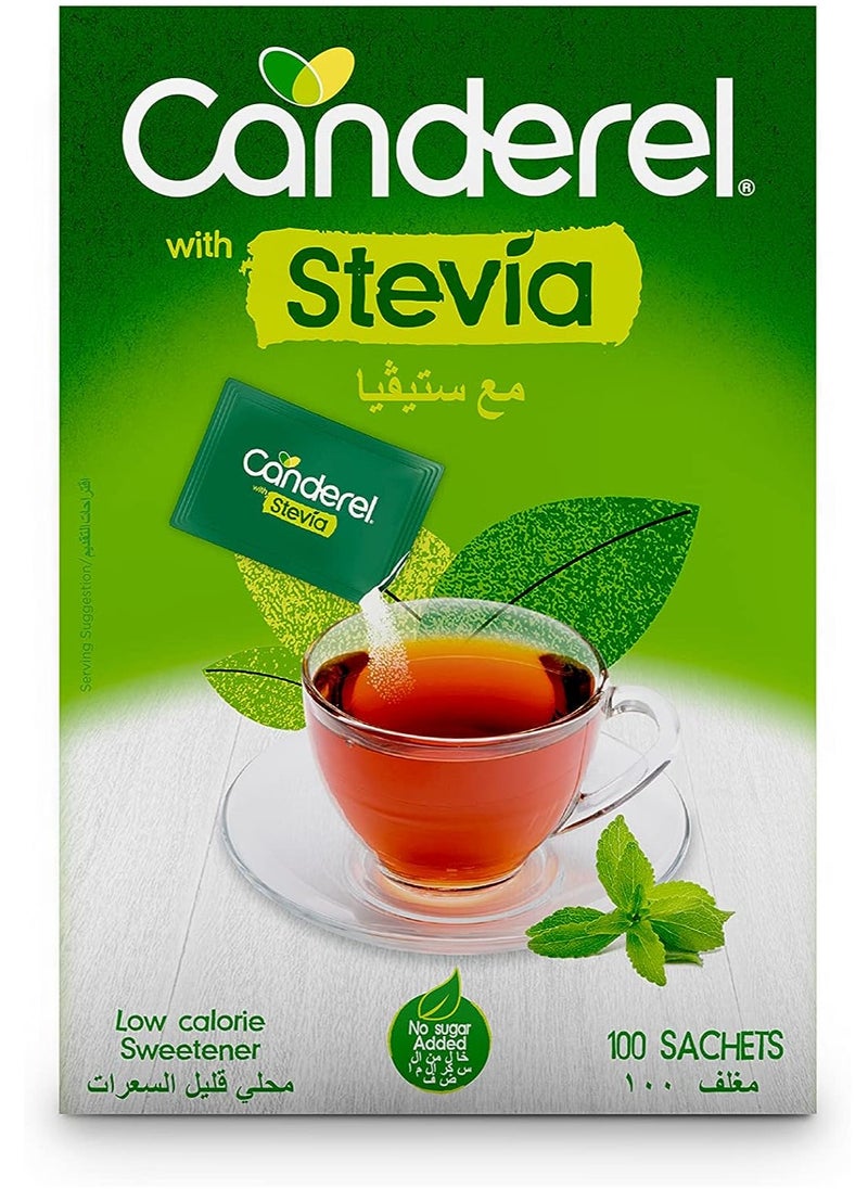 Canderel Stevia Sweetener 100 Sachet 200 G  - Image 1