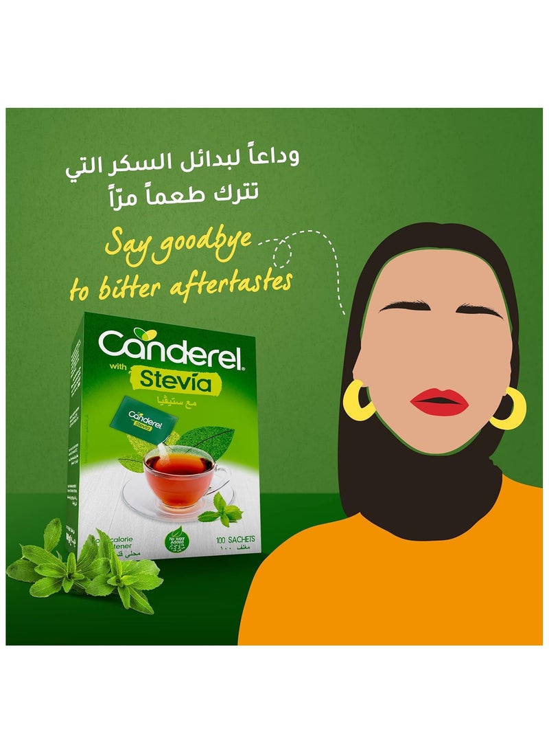 Canderel Stevia Sweetener 100 Sachet 200 G  - Image 3