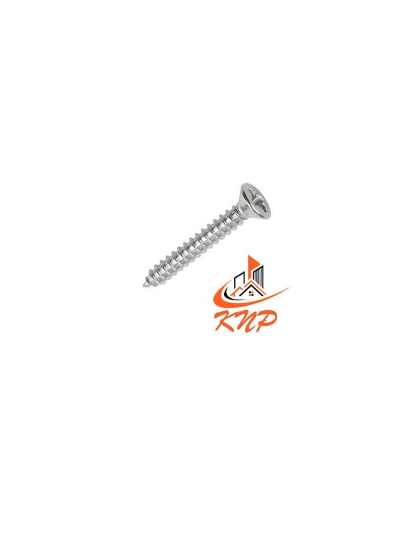 KNP KNP Countersunk Self-Tap Screws - Pack of 200 (1/2" x 6g) - Image 1