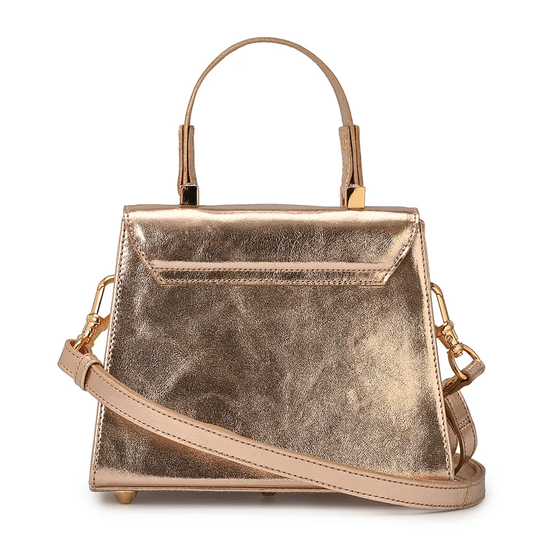 Carmen Steffens Golden Top Handle Bag