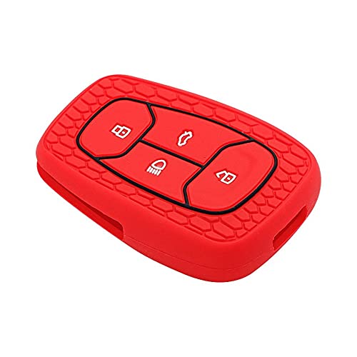 CARMATE Silicone Car Key Cover KC-08 Fit for ( Altroz, Harrier, Tigor BS6, Gravitas, Nexon )-Red - Image 5