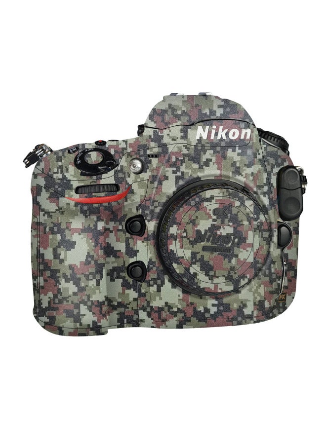 Generic Walking Donkey Suitable For Nikon SLR Camera Sticker D700 Body Sticker Lens Sticker Full Pack Color Change Film-Color:Starlight Frosted Camo  - Image 1