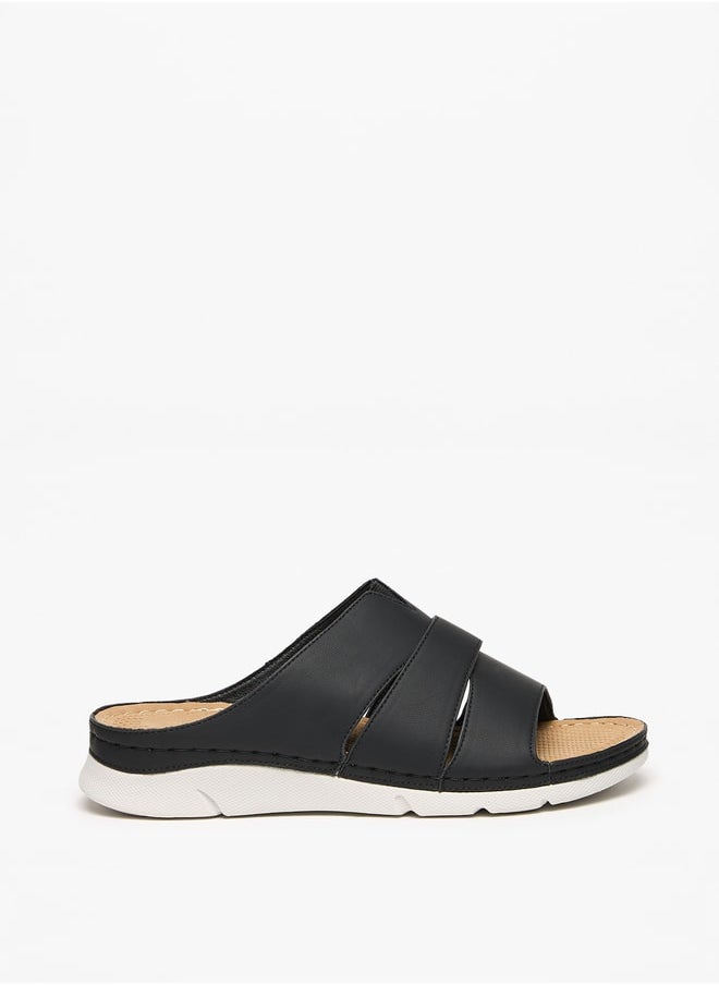 Flora Bella By Shoexpress Solid Slip-On Strap Sandals  - Image 3
