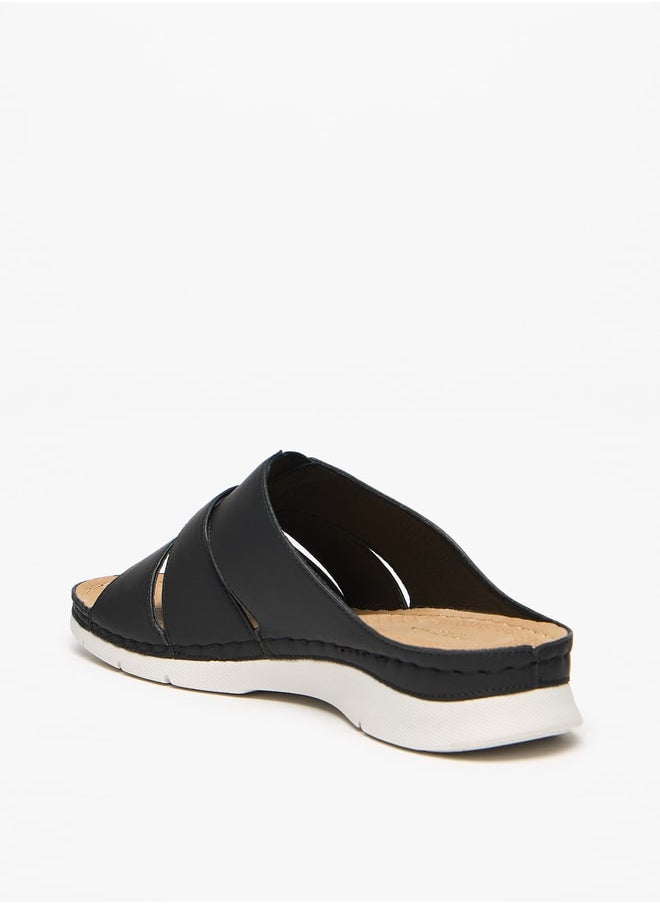 Flora Bella By Shoexpress Solid Slip-On Strap Sandals  - Image 2