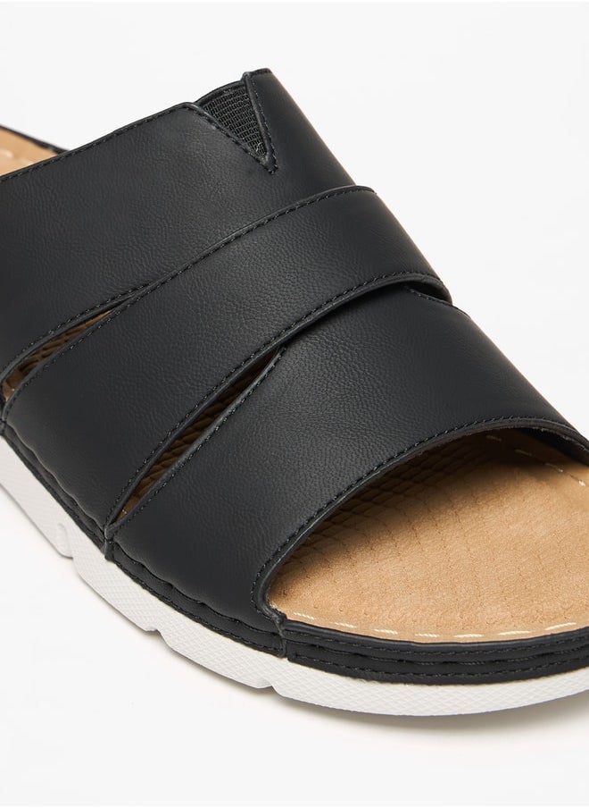 Flora Bella By Shoexpress Solid Slip-On Strap Sandals  - Image 5