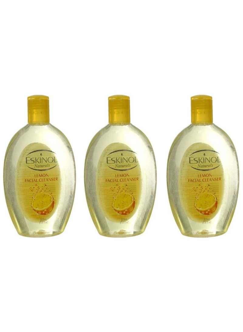 Eskinol 3 PCS OF Facial Deep Cleanser Oil Control With Pure Lemon Extract 225ml - Image 1