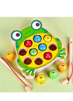 GULFLINK Fine Motor Skill Magnetic Wooden Fishing Gamefor Baby Green  - Image 2
