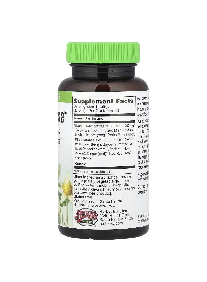 Herbs Etc., Peak Defense™, 60 Softgels (Packaging may vary) - Image 2
