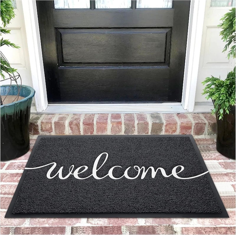 EARTHALL Funny Welcome Mats Outdoor, Front Door Mat for Outside Entry, Doormat Outside/Inside Entrance, Entry Door Rugs for Entryway Indoor, Outdoor Mats for Home Entrance, Front Porch Decor 36"x24" - Image 1