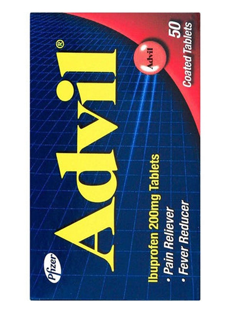 Advil 200 ملغ تاب 50 حبة