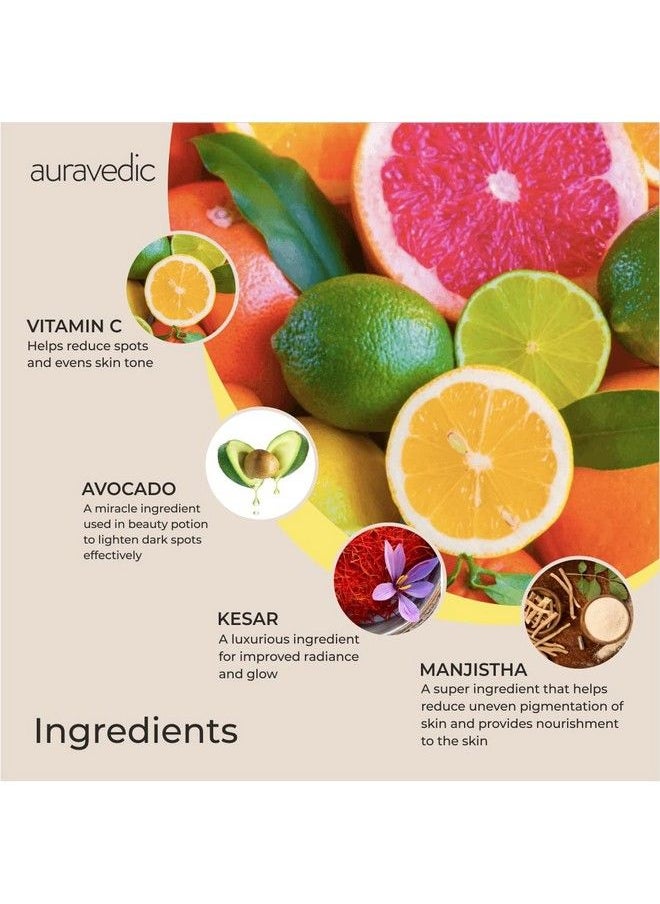 Auravedic - Kumkumadi Vitamin Boost(Combo) With Kumkumadi Tailam/Vitamin C.Kumkumadi Face Oil For Glowing Skin.Vitamin C Serum With Vitamin E Oil/Avocado Oil/Grapeseed Oil/Hyaluronic Acid/Almond Oil - Image 1