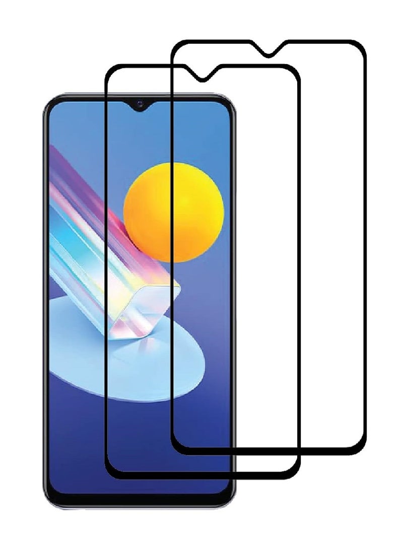 Super 2 Pieces Tempered Glass Screen Protector 5D Designed For vivo Y52 Full Glue Edge to Edge Full Screen Coverage And Bubble Free - Image 1