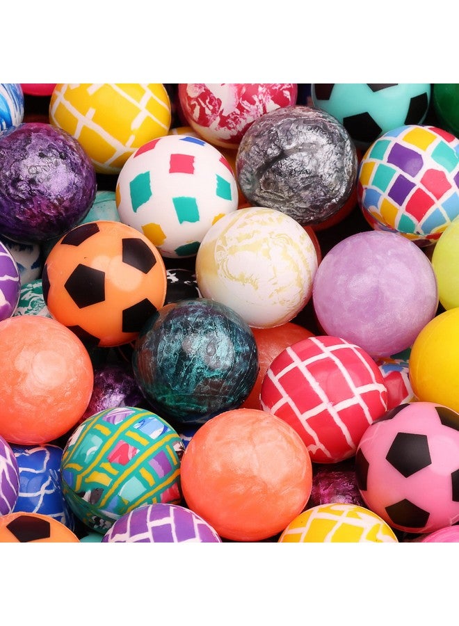 Entervending Bouncy Balls Assorted Bulk Toys Pack 50psc 1.26inch 32mm - Super Ball for Toddlers and Adults Party Favors Pinata Filler Goodie Bags Stuffers for Kids Treasure Box Toys for Classroom Carnival Prizes - Image 1
