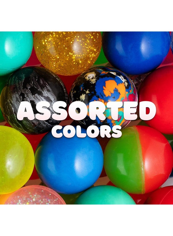 Entervending Bouncy Balls Assorted Bulk Toys Pack 50psc 1.26inch 32mm - Super Ball for Toddlers and Adults Party Favors Pinata Filler Goodie Bags Stuffers for Kids Treasure Box Toys for Classroom Carnival Prizes - Image 4