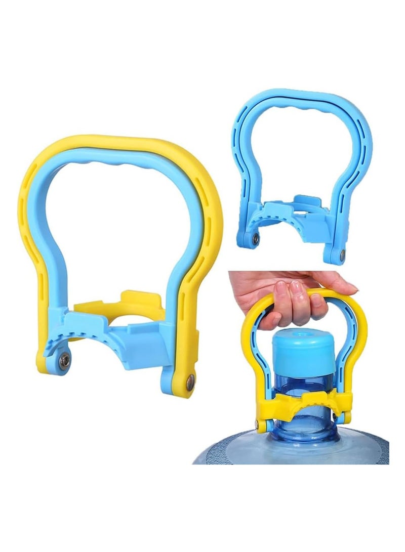 Gallon Water Bottle Holder Purified Drinking Water Jug Caps Carrier Lift Labor Energy Saving Ergonomic Grip Handle Carrier Non-Slip Holder Lifter Heavy Duty Clip, 2Pcs  - Image 1