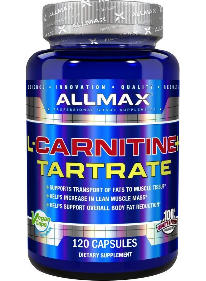أولماكس نيوتريشن ALLMAX Nutrition L-Carnitine + Tartrate، 120 كبسولة - Image 1