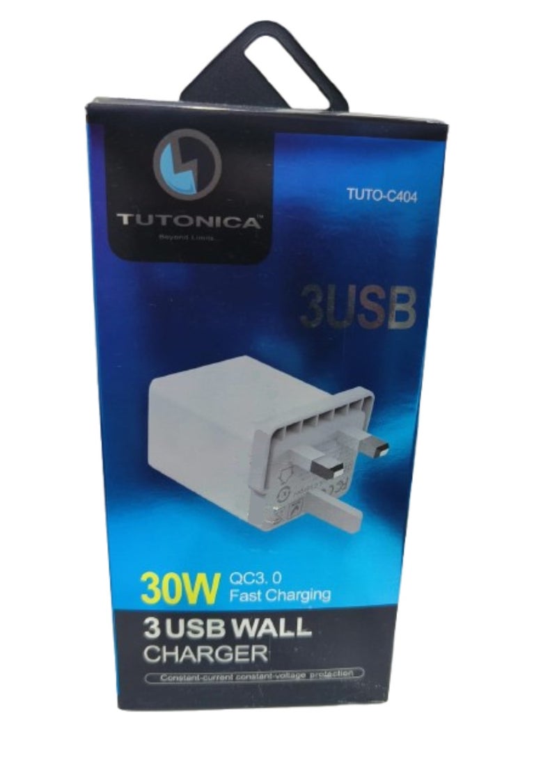 TUTONICA fast charging adapter for mobiles and other equipment's with cable combo - Image 3
