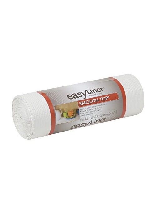 Duck Duck Smooth Top EasyLiner 12inch x 20 Feet White 