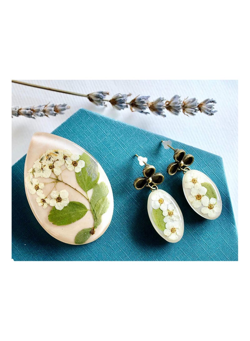 SOLARAE 11Pcs Resin Molds Jewelry, Earrings Silicone Molds for Epoxy Resin, DIY Jewelry Resin Casting Molds for Pendant, Earrings, Necklace, Keychains - Image 4