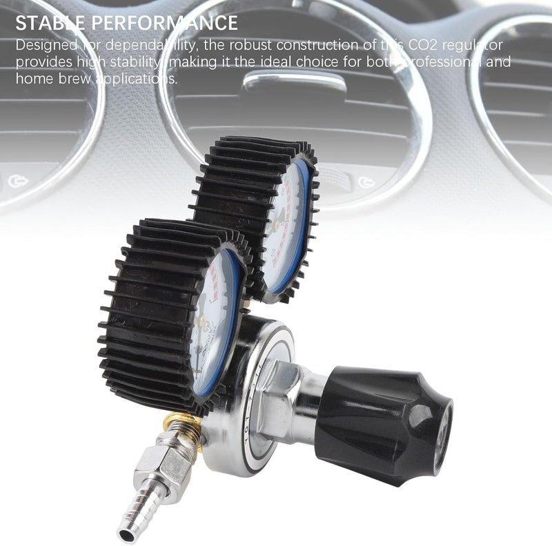 CO2 Pressure Regulator, Stage Design Stable Pressure Output Easy Adjusting - Image 3
