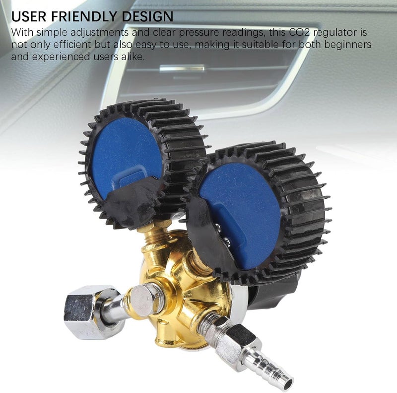 CO2 Pressure Regulator, Stage Design Stable Pressure Output Easy Adjusting - Image 5