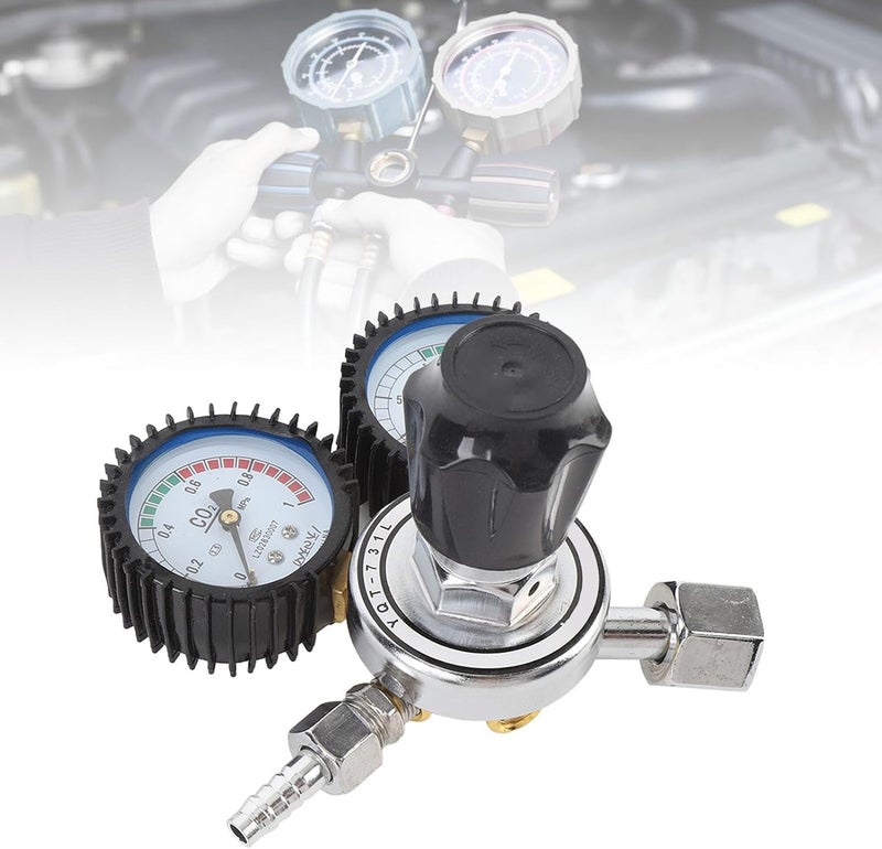CO2 Pressure Regulator, Stage Design Stable Pressure Output Easy Adjusting - Image 2