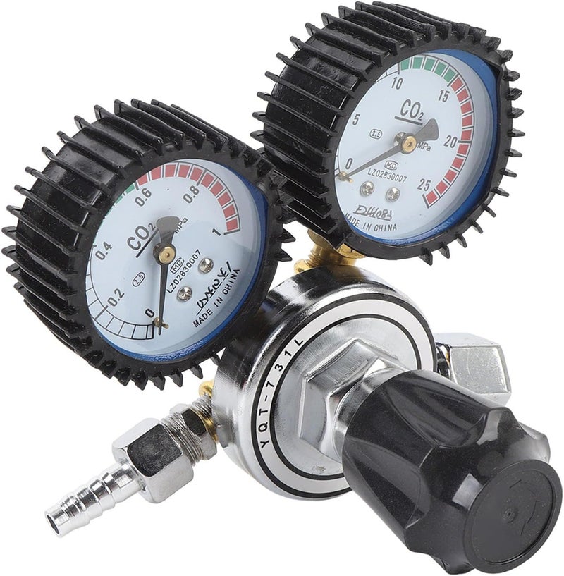 CO2 Pressure Regulator, Stage Design Stable Pressure Output Easy Adjusting - Image 1