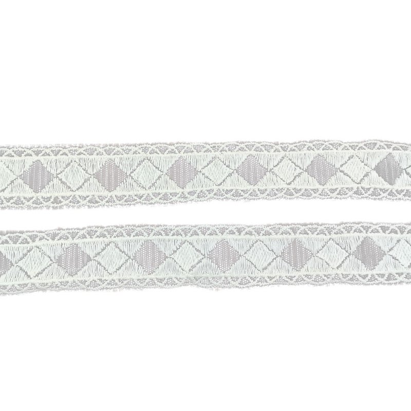 Water soluble lace transparent mesh cotton lace factory direct geometric diamond barcode clothing accessories diy lace