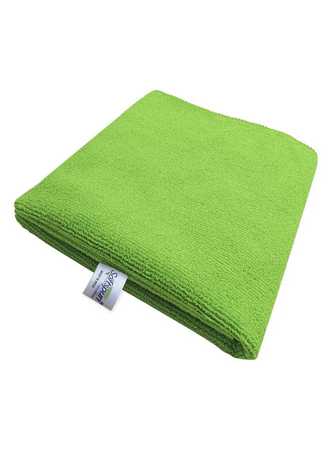 SOFTSPUN منشفة شعر يد ووجه للأطفال من الألياف الدقيقة 1 قطعة 40X60 سم 340 جرام (أخضر). ناعمة للغاية ومريحة سريعة الجفاف فائقة الامتصاص بحجم كبير. - Image 1