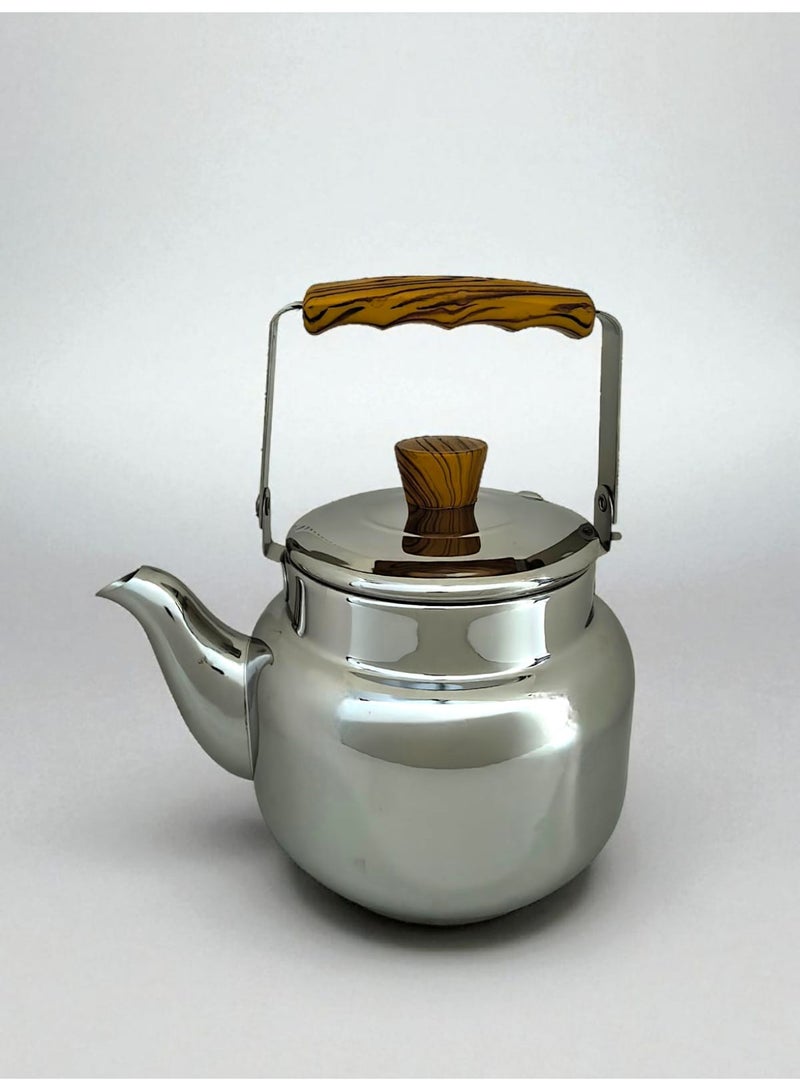 ريما براد شاي استالس استيل بي مقبض خشبي 1.5 لتر - Image 3