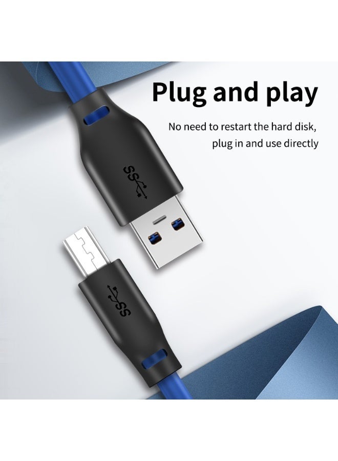 كابل تايم كابل طابعة PVC USB3.0 AM TO BM بطول 1 متر - Image 2