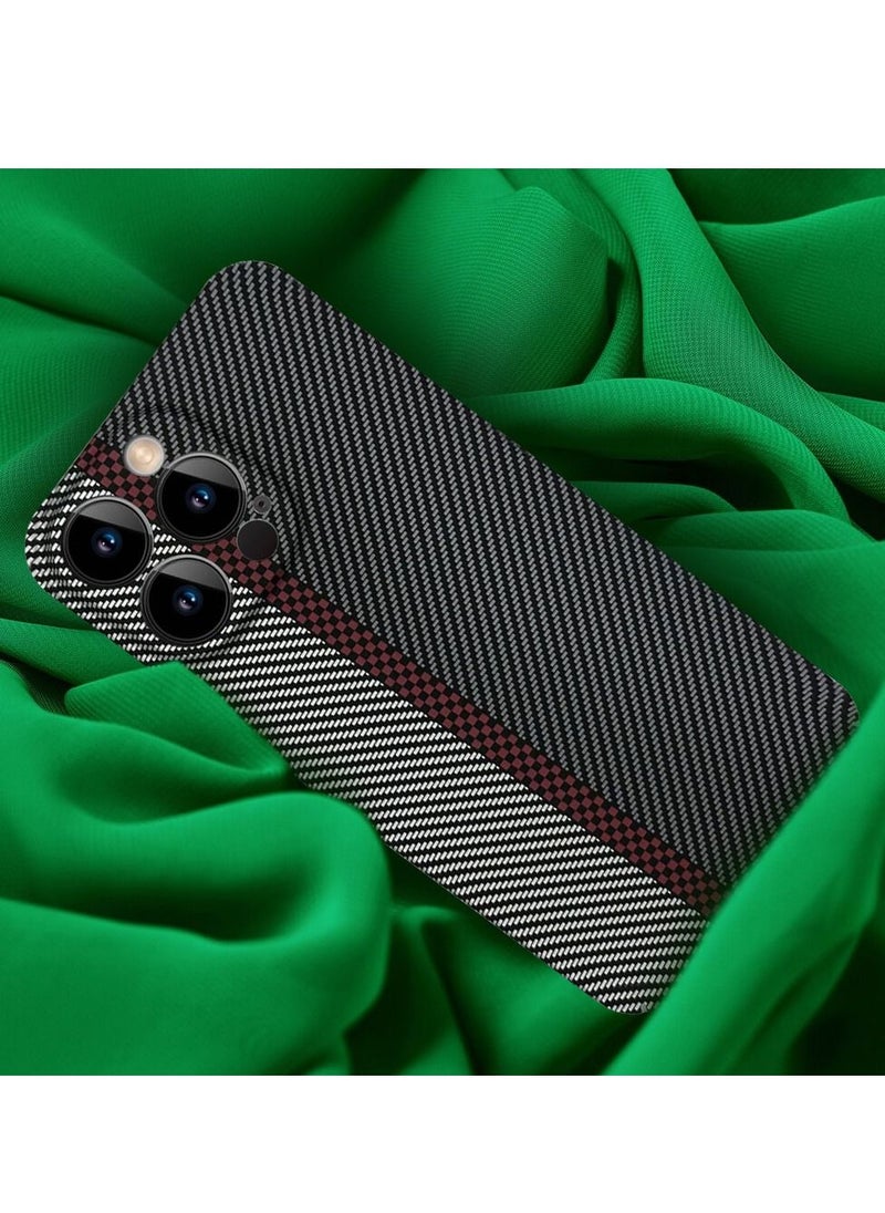 CATANES - for 13 Pro Max Carbon Case Unique Design Mixed Amazing Color Aramid Carbon Fiber Phone Case - Image 1