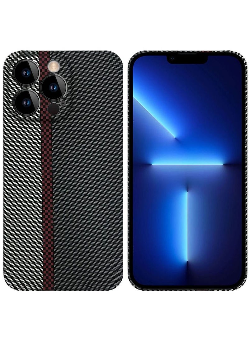 CATANES - for 13 Pro Max Carbon Case Unique Design Mixed Amazing Color Aramid Carbon Fiber Phone Case - Image 1