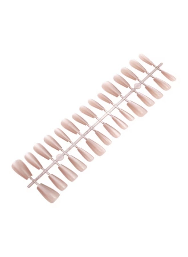 False Nails Full Cover NUDE COLOR 1Sheet 24PCS - Image 4