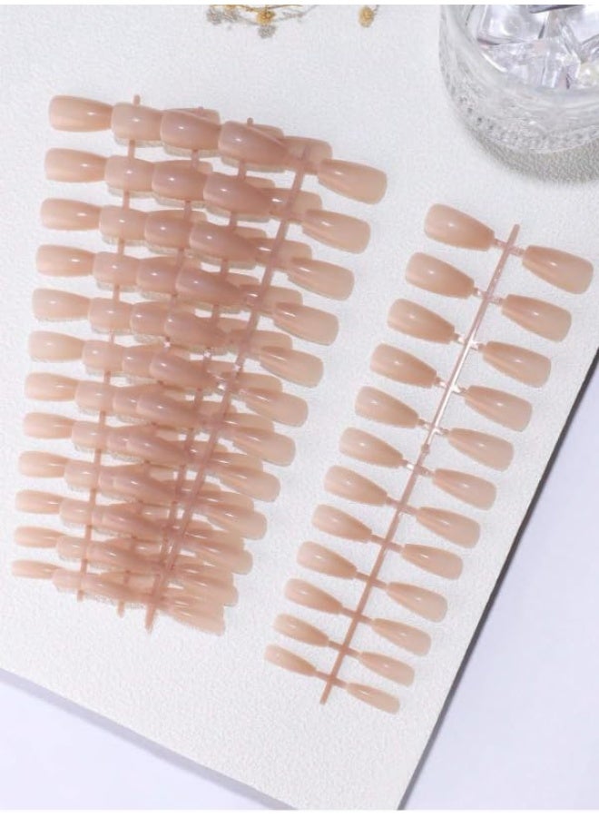 False Nails Full Cover NUDE COLOR 1Sheet 24PCS - Image 2