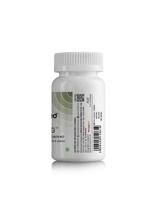 Unived Vitamin K2-7 (MenaquinGold) 55mcg, Plant-Based Vitamin MK-7, For Optimal Calcium Absorption, Heart & Bone Health - Image 5