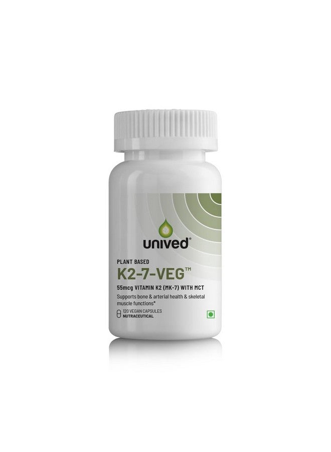 Unived Vitamin K2-7 (MenaquinGold) 55mcg, Plant-Based Vitamin MK-7, For Optimal Calcium Absorption, Heart & Bone Health - Image 1