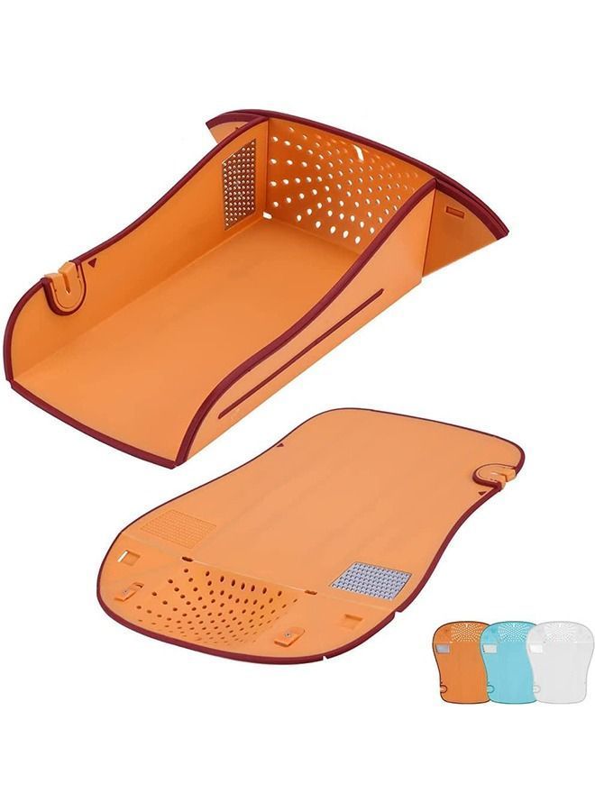 Y&D DMG Foldable Cutting Board, 6-in-1 Muitifunctional Board,Camping & Camper Space Saving Choping Board for Camping/Picnic/Kitchen (Orange)  - Image 1
